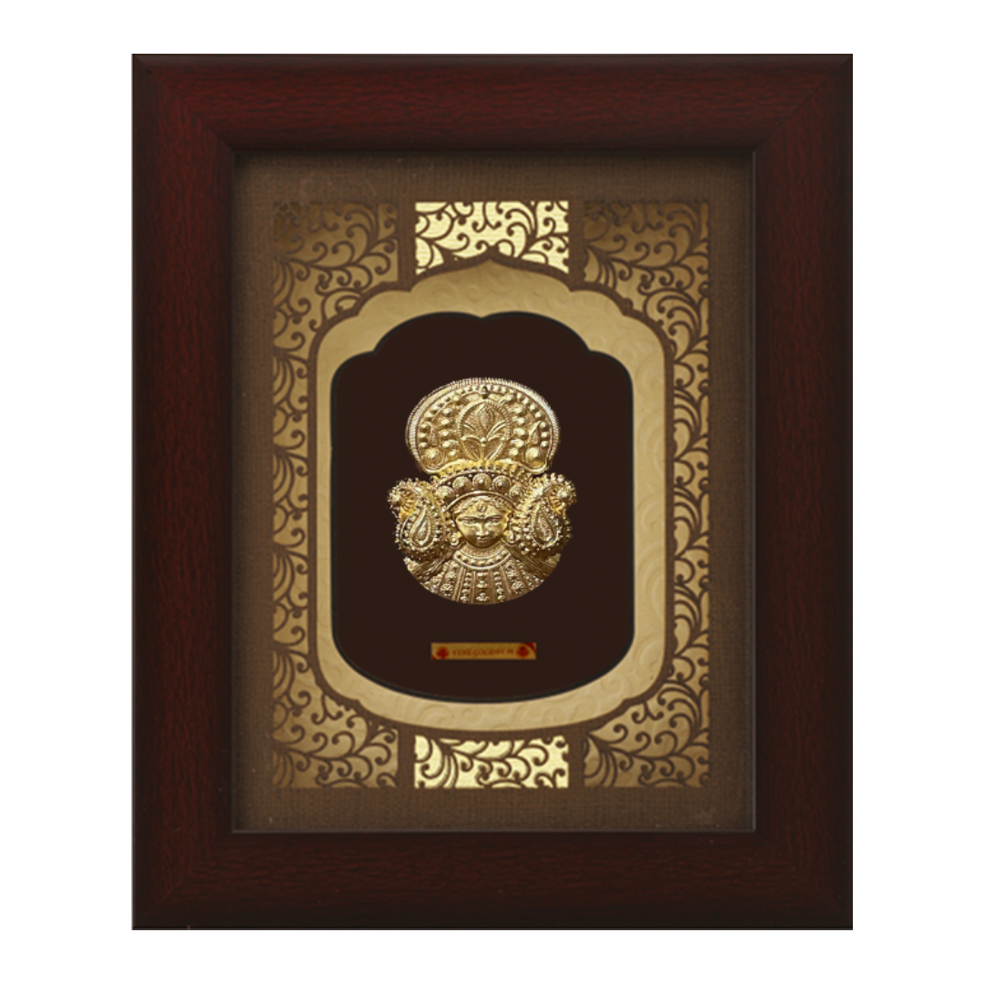 Visalakshi 24K Gold Foil Mini Elegant Gifting Frame