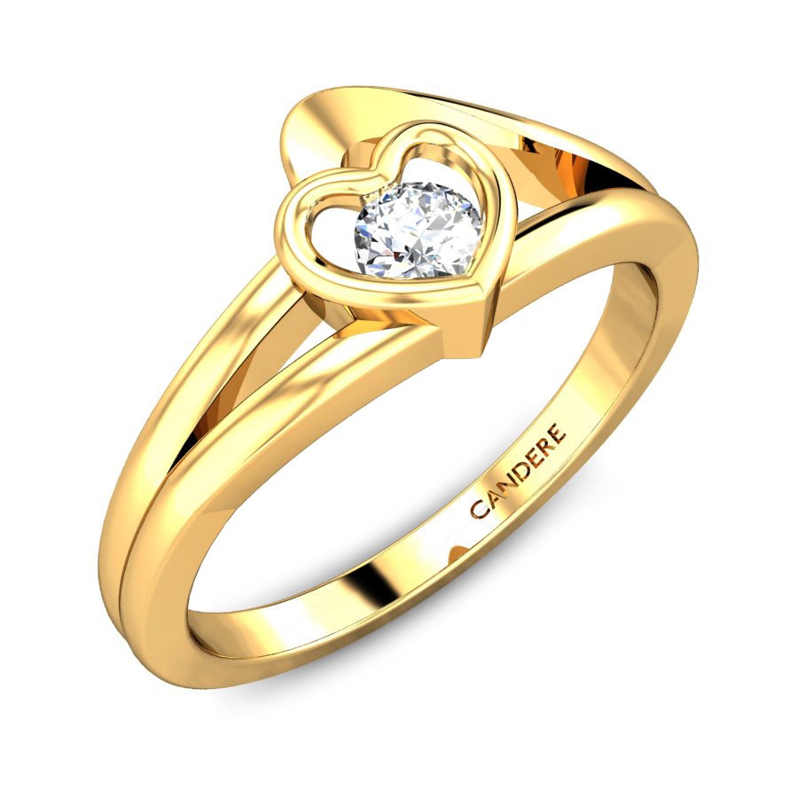 Vyomdev Heart Diamond Ring