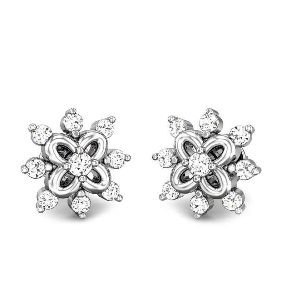 Brightening Star Diamond Earrings