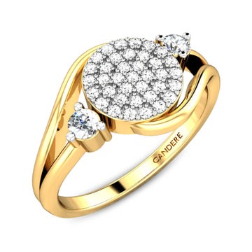 Star Cover Diamond Ring