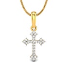 Divine Cross Diamond Pendant