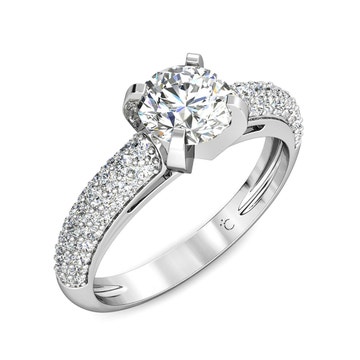 Malisha Solitaire Diamond Ring