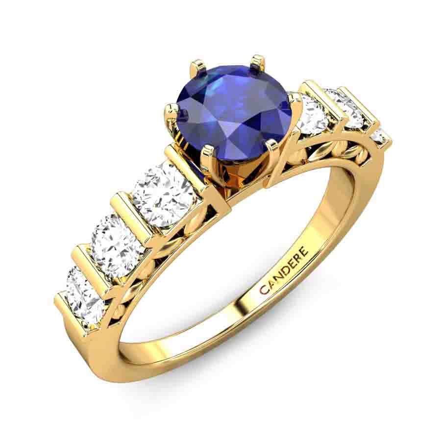 Aroha Blue Sapphire Ring