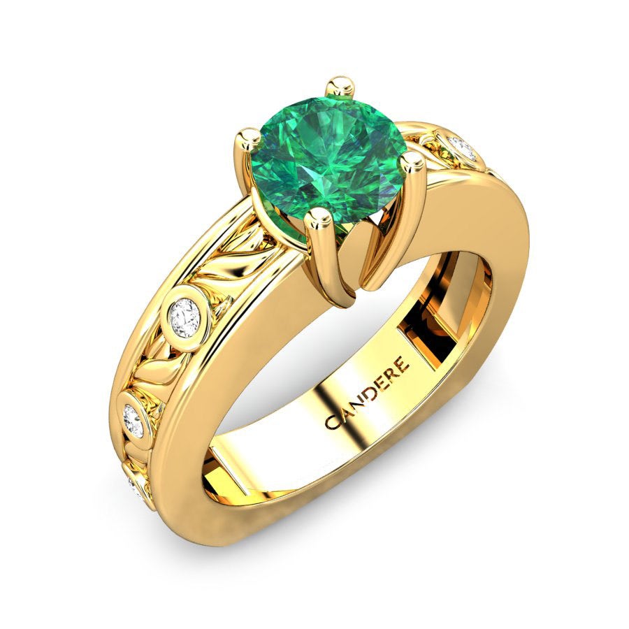 Ruksanah Green Onyx Ring