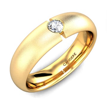 Rose Diamond Wedding Ring For Her