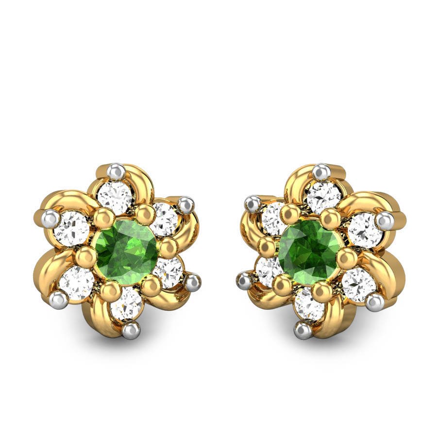 Adrisa Tourmaline Green Earrings