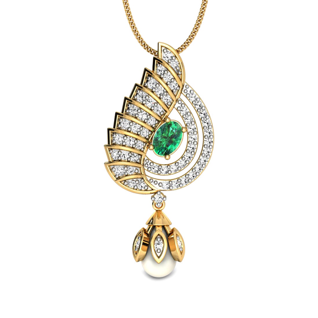 Marlena Emerald Pendant