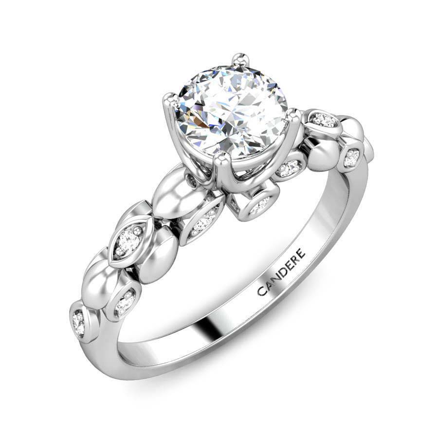 Adhira Solitaire Diamond Ring