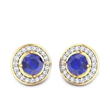 Nora Blue Sapphire Earrings