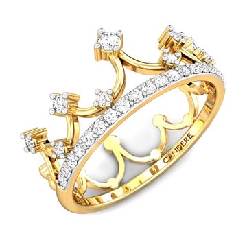 Little Princess Crown Diamond Ring