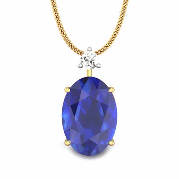 Eluria Blue Sapphire Pendant
