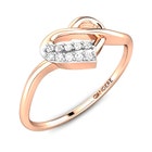 Glitter Hearts Diamond Ring