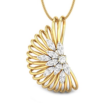Mesha Swarovski® Zirconia Gold Pendant
