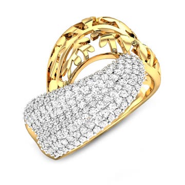 Cantelina Swarovski® Zirconia Gold Ring