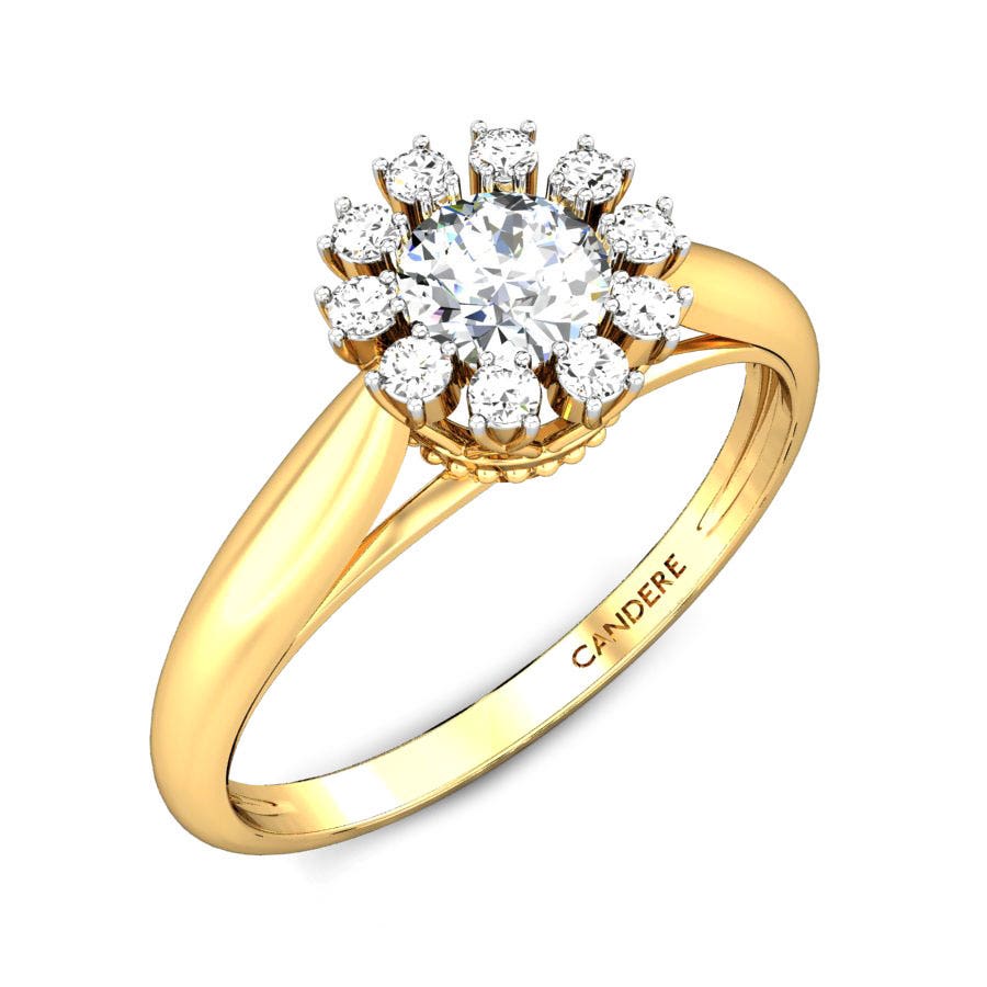 Candid Love Solitaire Diamond Ring