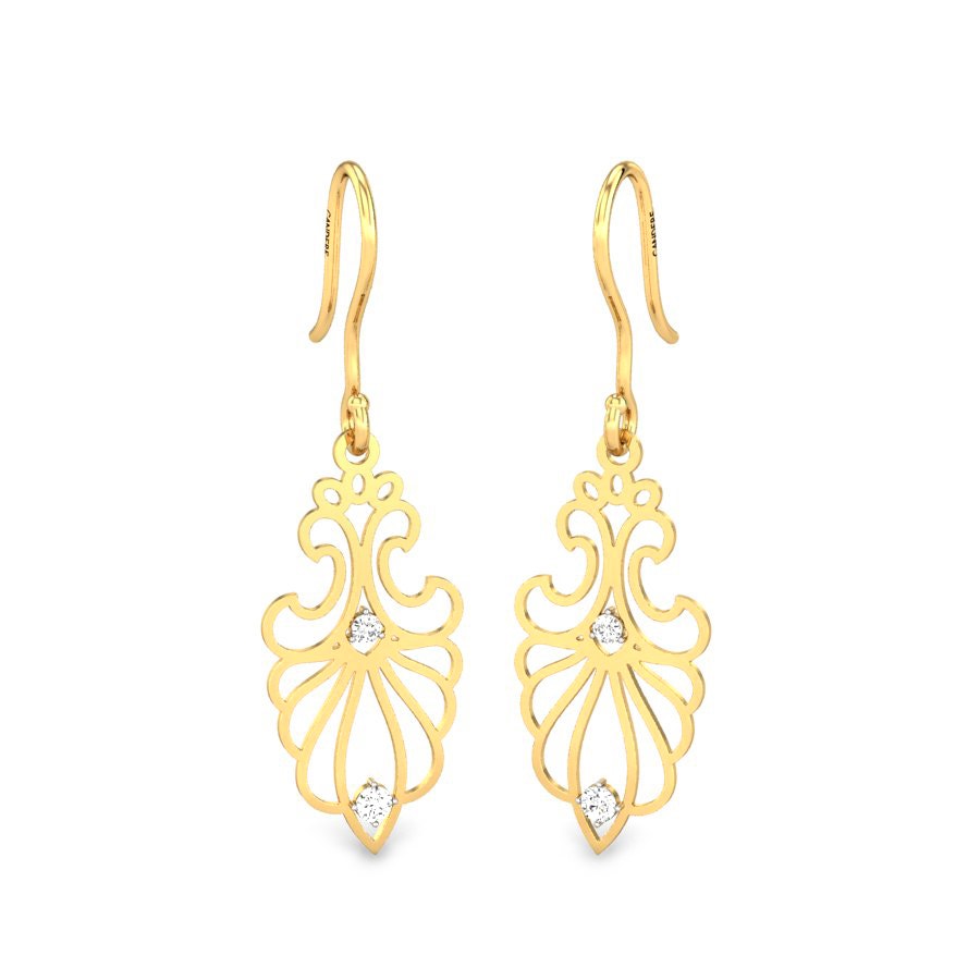 Swing By Diamond Earrings