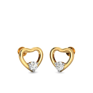 Hearty Eyed Diamond Multi Pierced Earrings