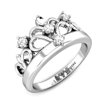 Royals Platinum Swarovski® Zirconia Ring