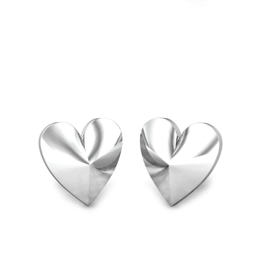 The Sweethearts Platinum Earrings