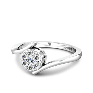 Truss Platinum Swarovski® Zirconia Ring