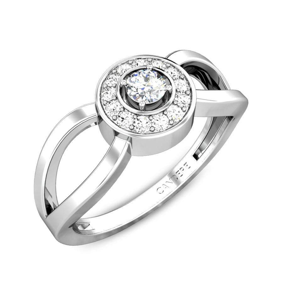 Glister Platinum Swarovski® Zirconia Ring