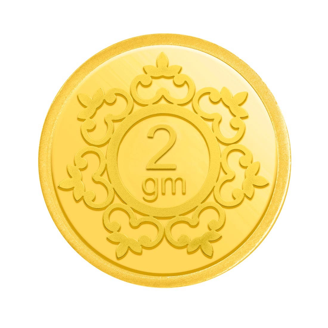 2 grams 24k (999) Gold Coin