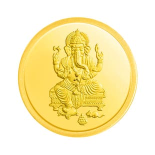 1 gram 24k (999) Ganesh  Coin