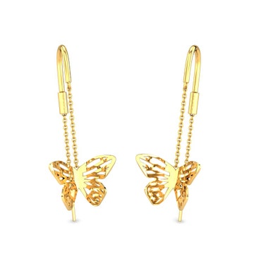 Twitter fritter Gold Earrings