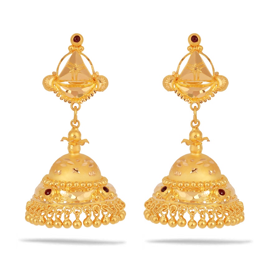 Karyme Nivara Gold Earrings
