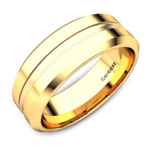 Bill Gold Wedding Band For Him
