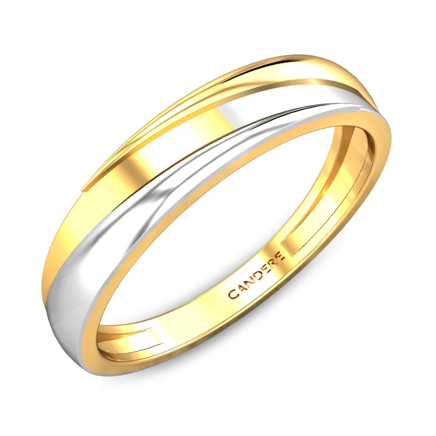 Pierre Gold Wedding Band for Him