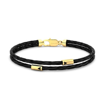 Kilgrave Gold Leather Bracelet for Men