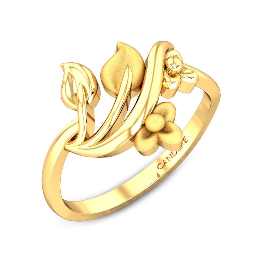 Eqra Kyra Gold Ring