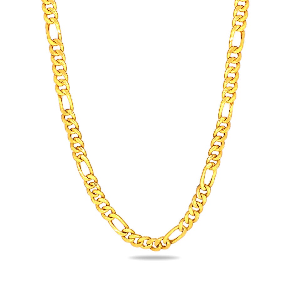 Figaro Curb Nivara Gold Chain