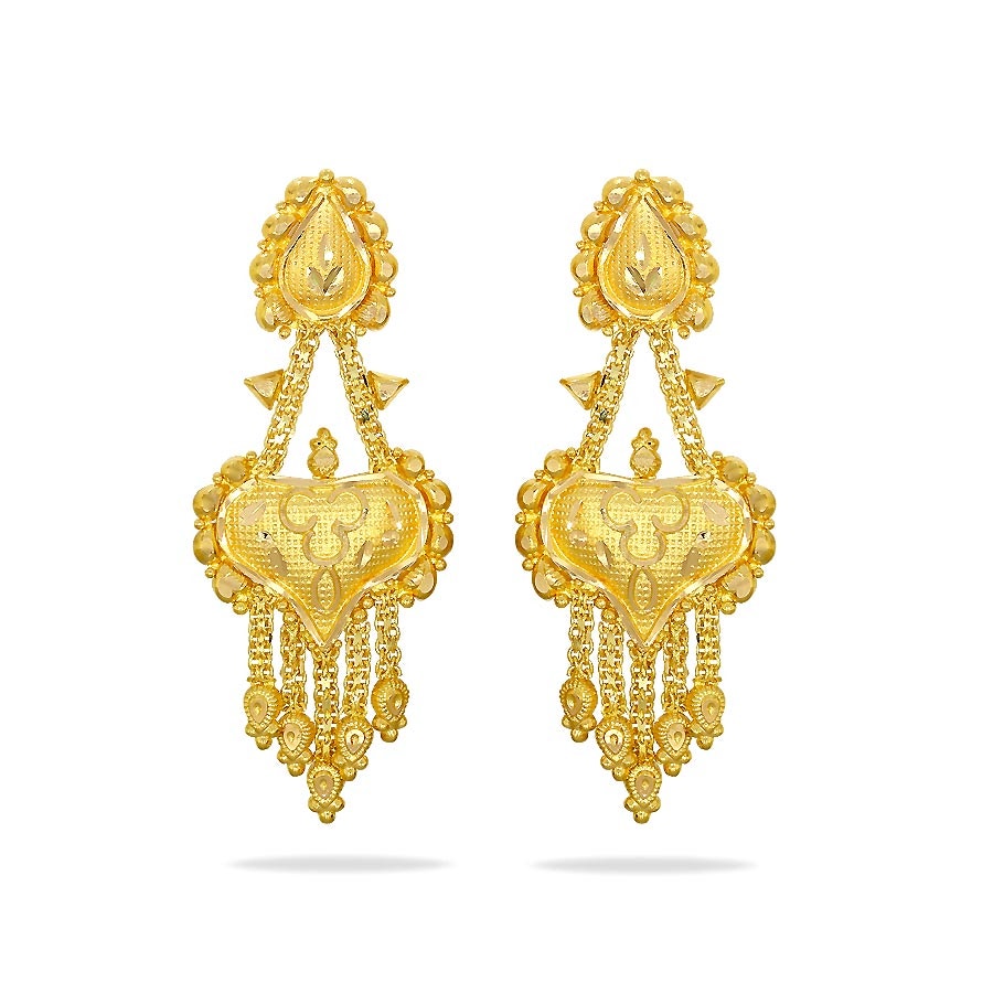Baishali Gold Earrings