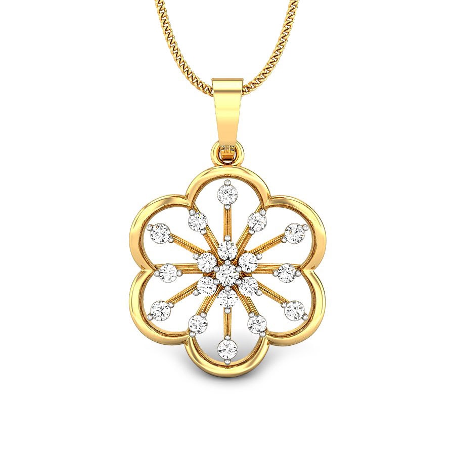 Embelia Diamond Pendant