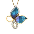 Haetera Butterfly Diamond Pendant