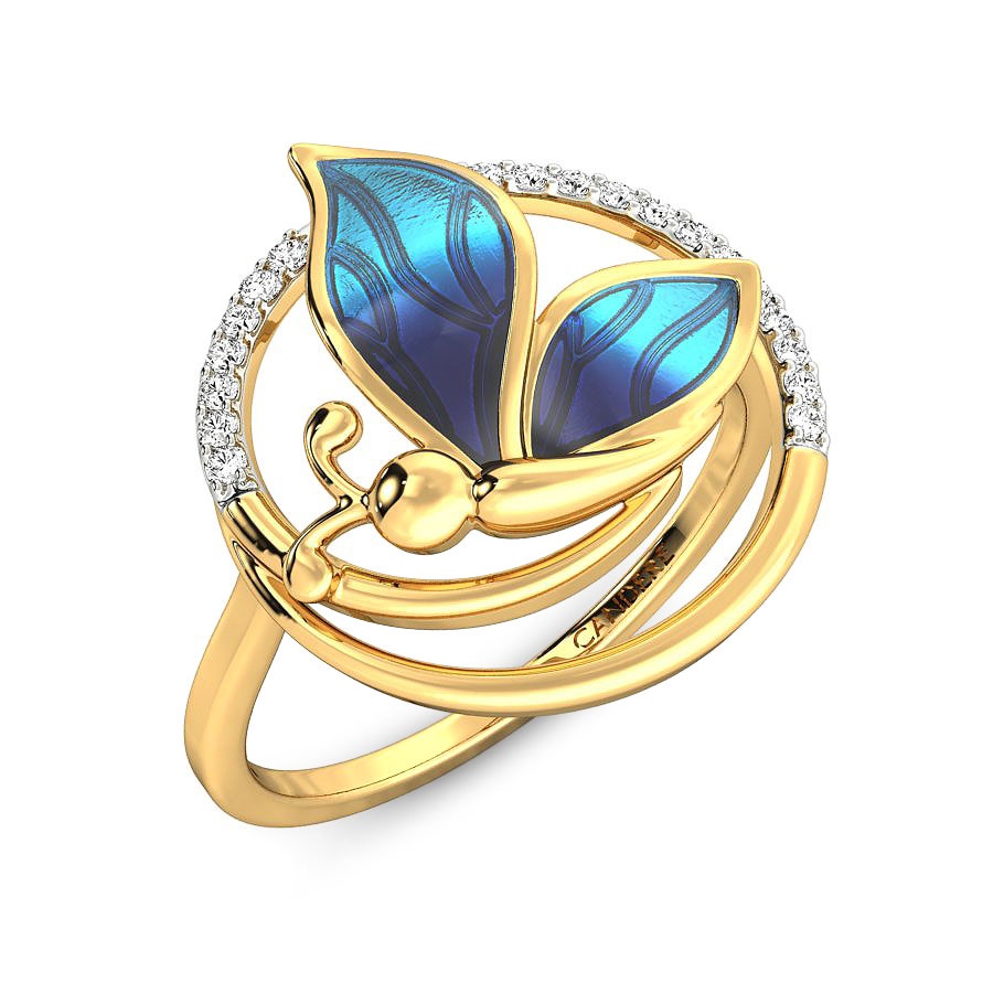Sapho Butterfly Diamond Ring