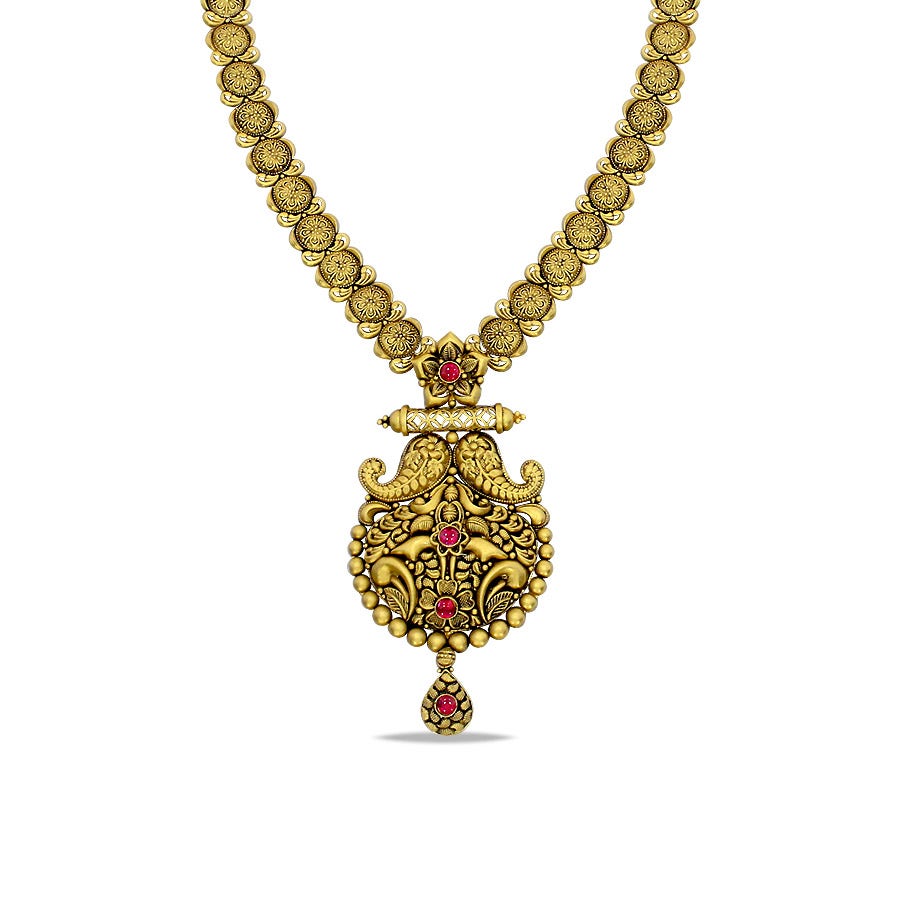 Kanak Mudhra Gold Necklace