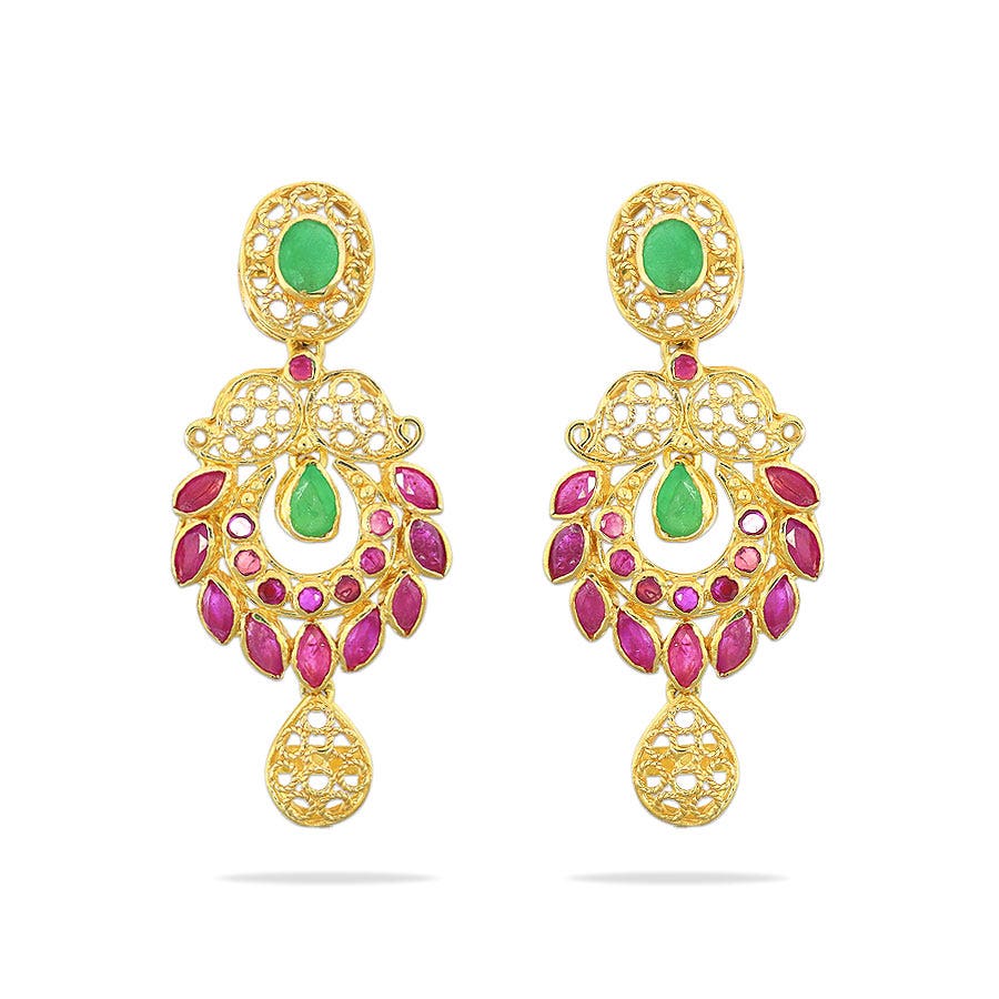 rang gold earrings