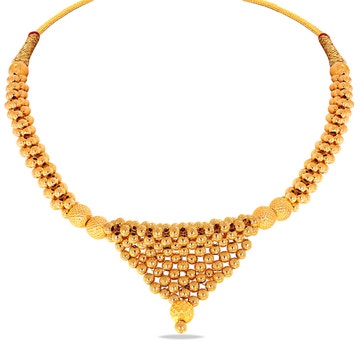 Shivgami Tushi Kyra Gold Necklace