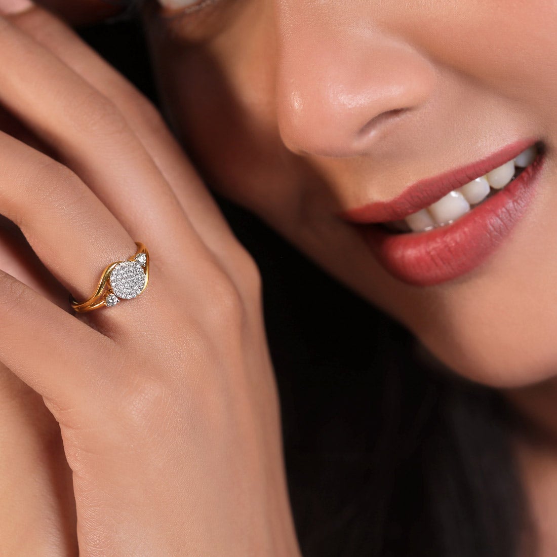 Star Cover Diamond Ring