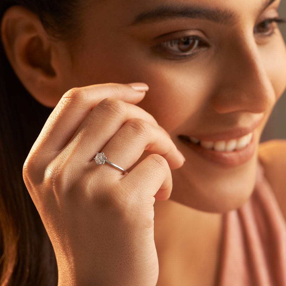 Revatee Solitaire Diamond Ring