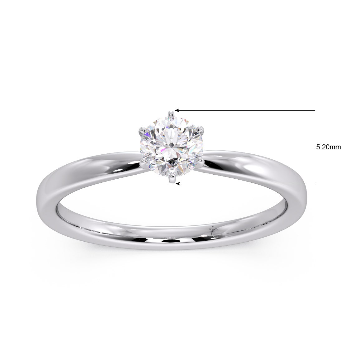 Revatee Solitaire Diamond Ring