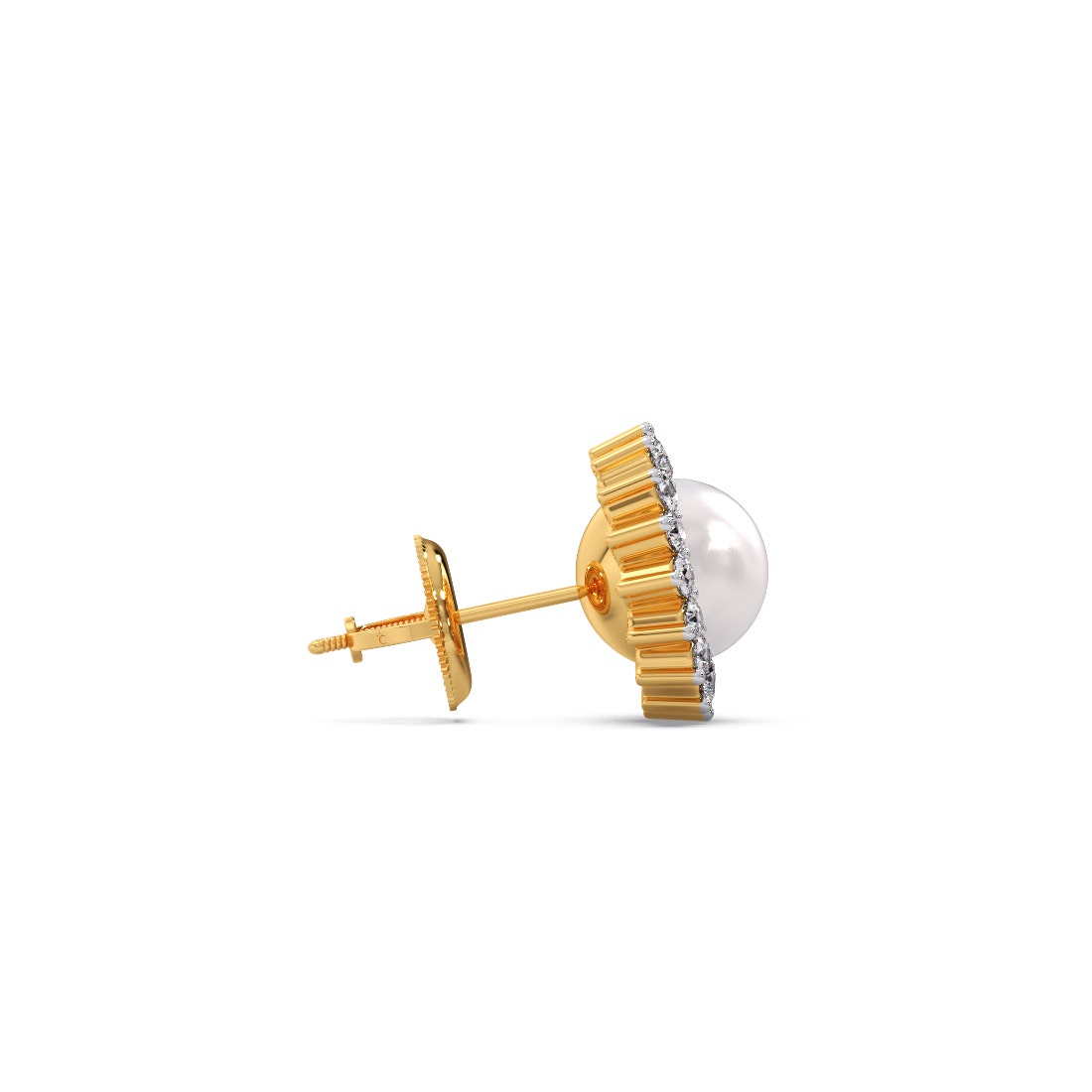 Karen Pearl Diamond Earrings