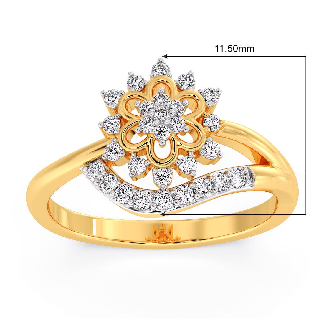 Sparkling Star Diamond Ring