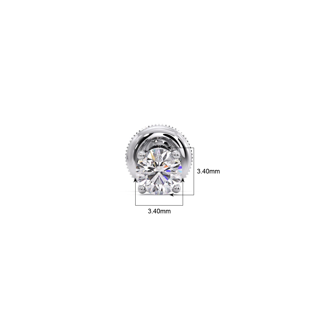 Joseph Diamond Stud for Men