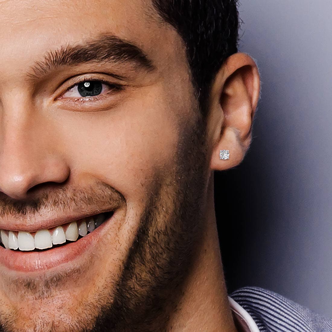 Joseph Diamond Stud for Men