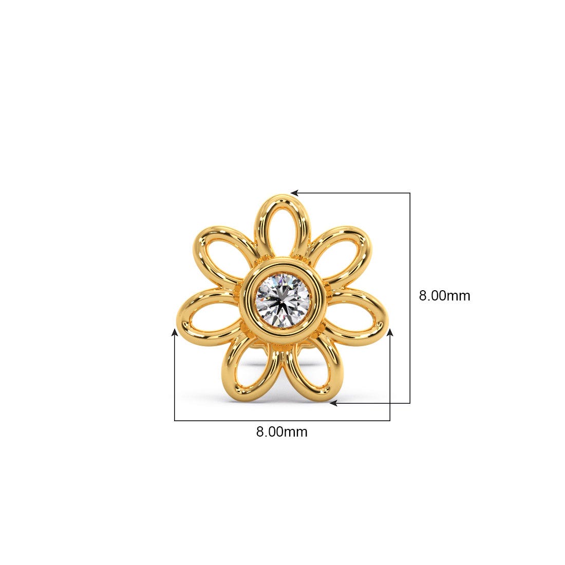 Lexie Diamond Nose Pin