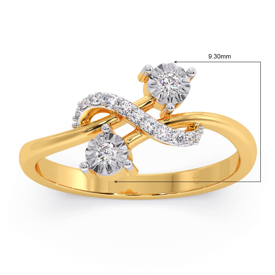 Luxury Miracle Plate Diamond Ring
